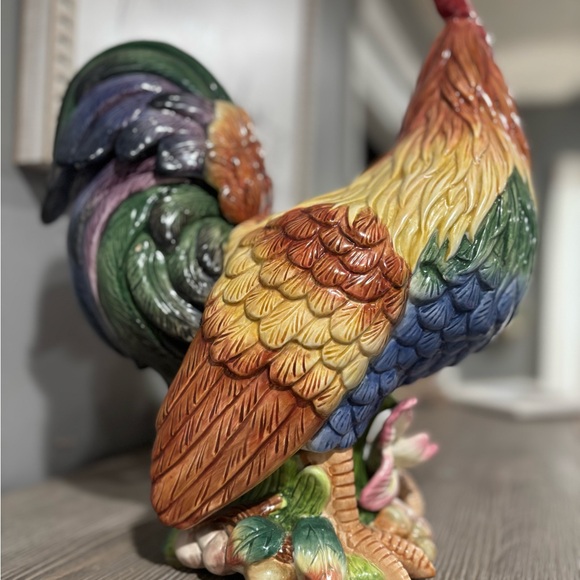 Fitz and Floyd Multicolor Rooster Figurine